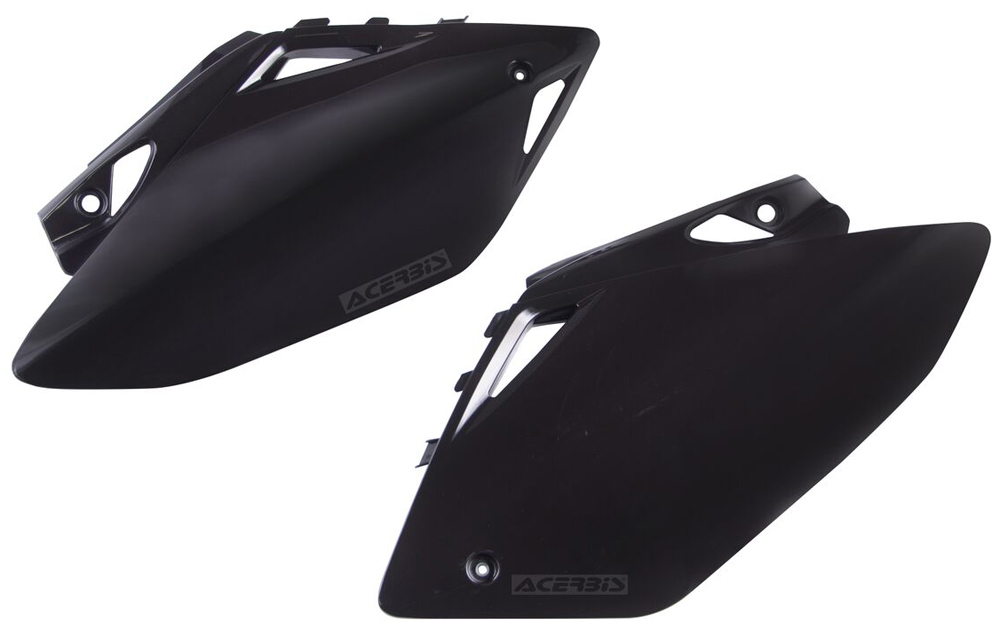 Side Panels - Black - For 05-06 Honda CRF450R - Click Image to Close