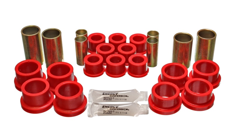 Red Rear Control Arm Bushing Set - For 70-78 Nissan 240Z/260Z/280Z - Click Image to Close