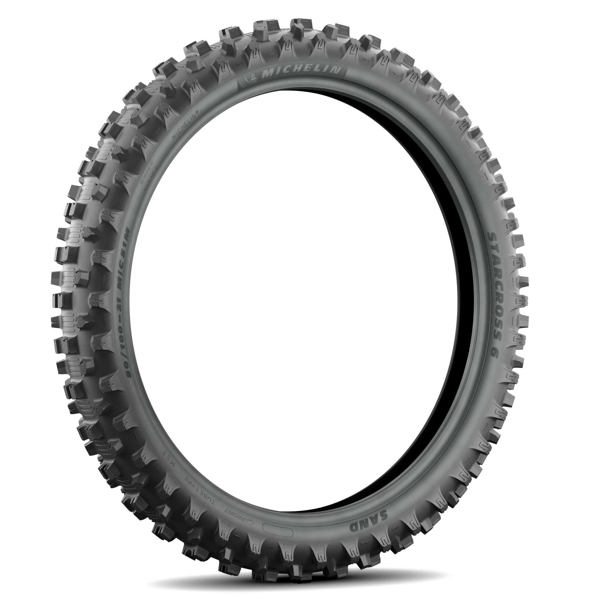 Starcross 6 Sand Front Tire 80/100-21 - Click Image to Close