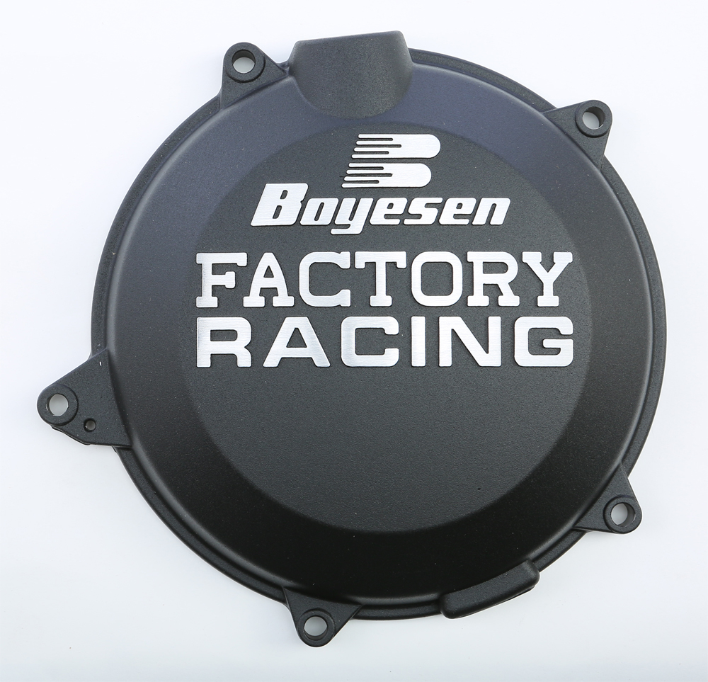 Factory Racing Clutch Cover - Black - For 11-16 Husqv KTM Husaberg - Click Image to Close