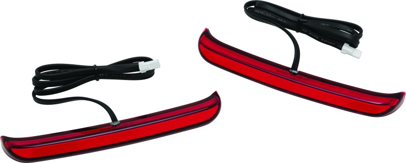 Kuryakyn Tracer Saddlebag Lights Red Lens - Click Image to Close