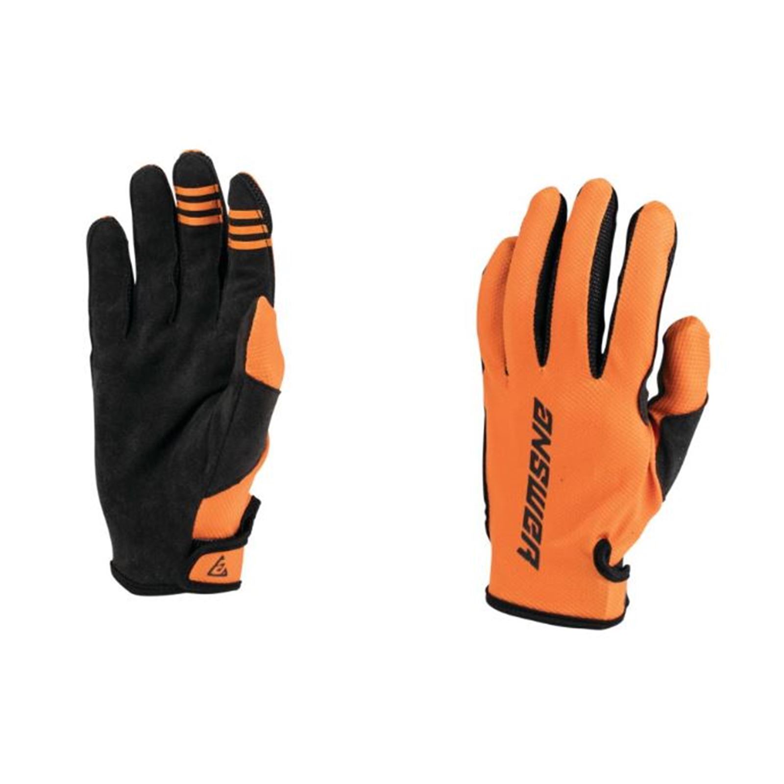 23 Ascent Glove Orange/Black Youth - Medium - Click Image to Close