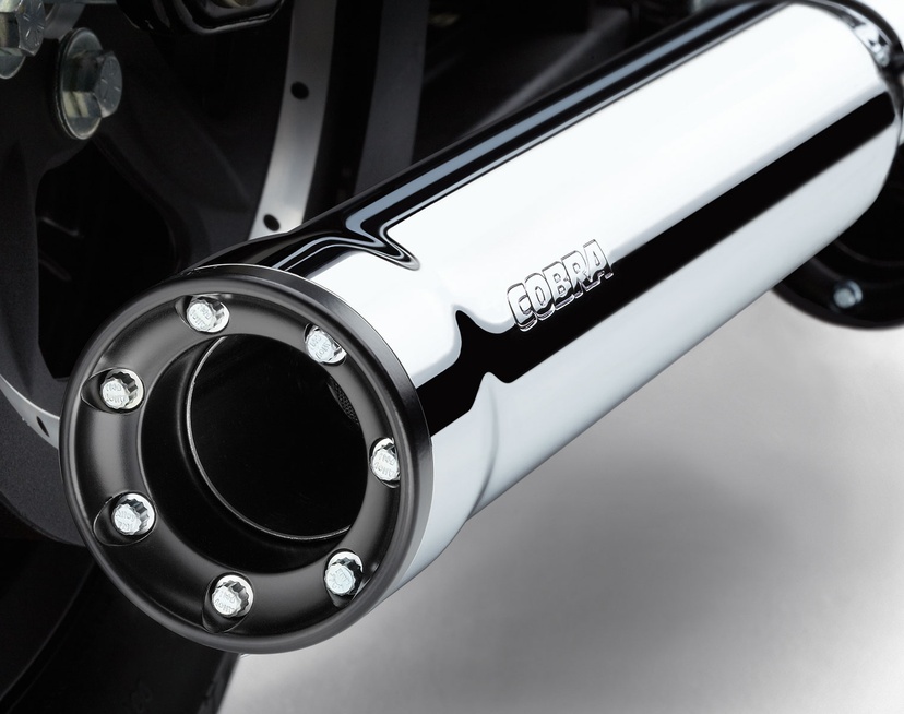 3" RPT Chrome Dual Slip On Exhaust - For 95-16 Harley FLH & FLT Touring - Click Image to Close