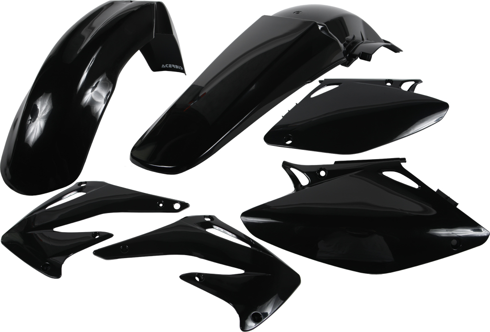 Black Plastic Kit - For 02-03 Honda CRF450R - Click Image to Close