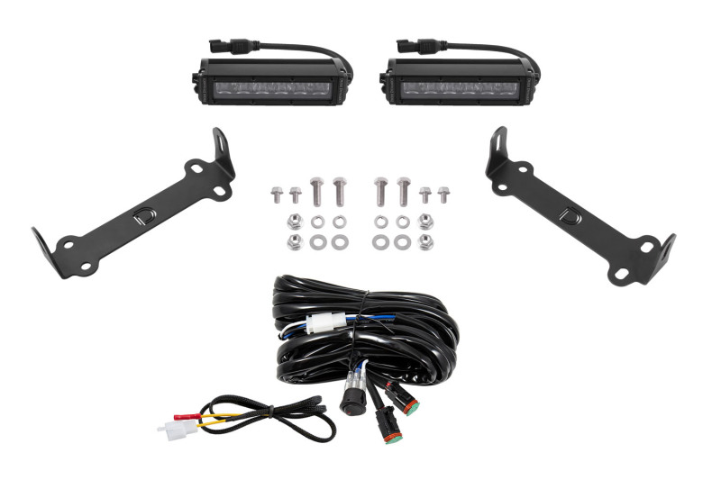 Stage Series SAE/DOT LED Lightbar Kit - White SAE/DOT Driving - For 14-21 Toyota 4Runner - Click Image to Close