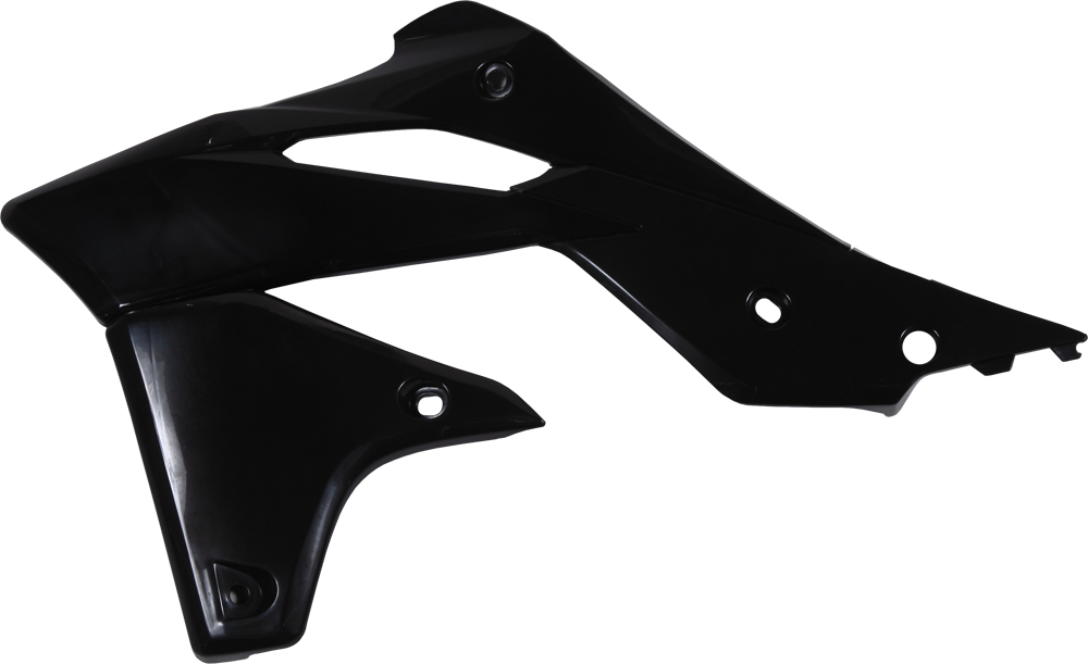 Radiator Shrouds - Black - For 13-16 Kawasaki KX250F - Click Image to Close