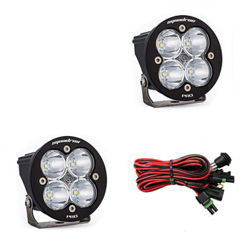 Squadron R Pro Spot LED Light Pods - Clear - Click Image to Close