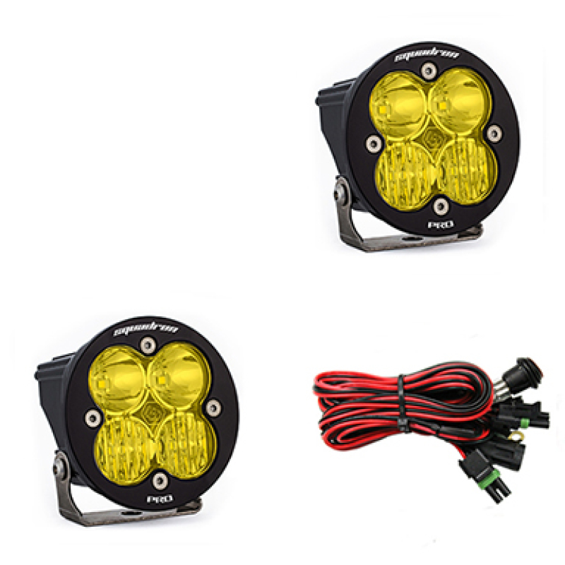 Squadron R Pro Driving/Combo Pair LED Light Pods - Amber - Click Image to Close