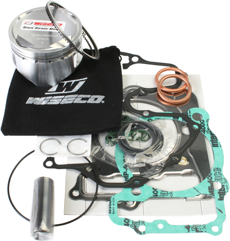 Top End Piston Kit 10:1 Compression - 85.50mm Bore (+0.50mm) - For 96-14 Honda TRX/XR 400 - Click Image to Close