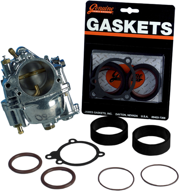 Carburetor and Intake Gaskets for S&S - Gasket Kit S&S Carb - Click Image to Close