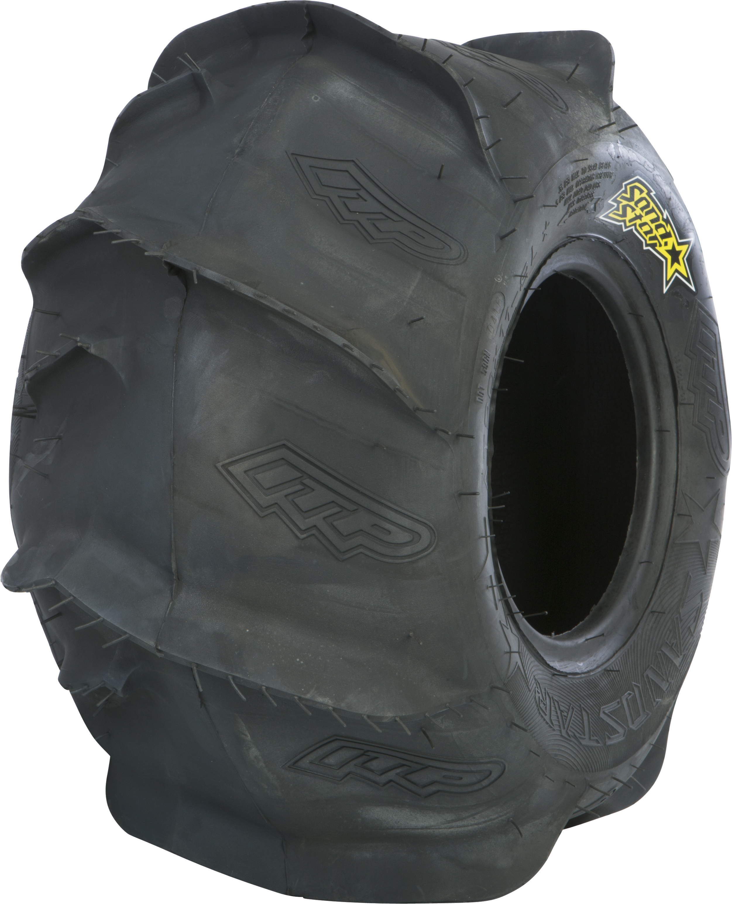 Tire - Sand Star - Angle Paddle - Rear Left - 18x9.50-8 - 2 Ply - Sandstar 18X9.5X8 Lft Rear Itp - Click Image to Close