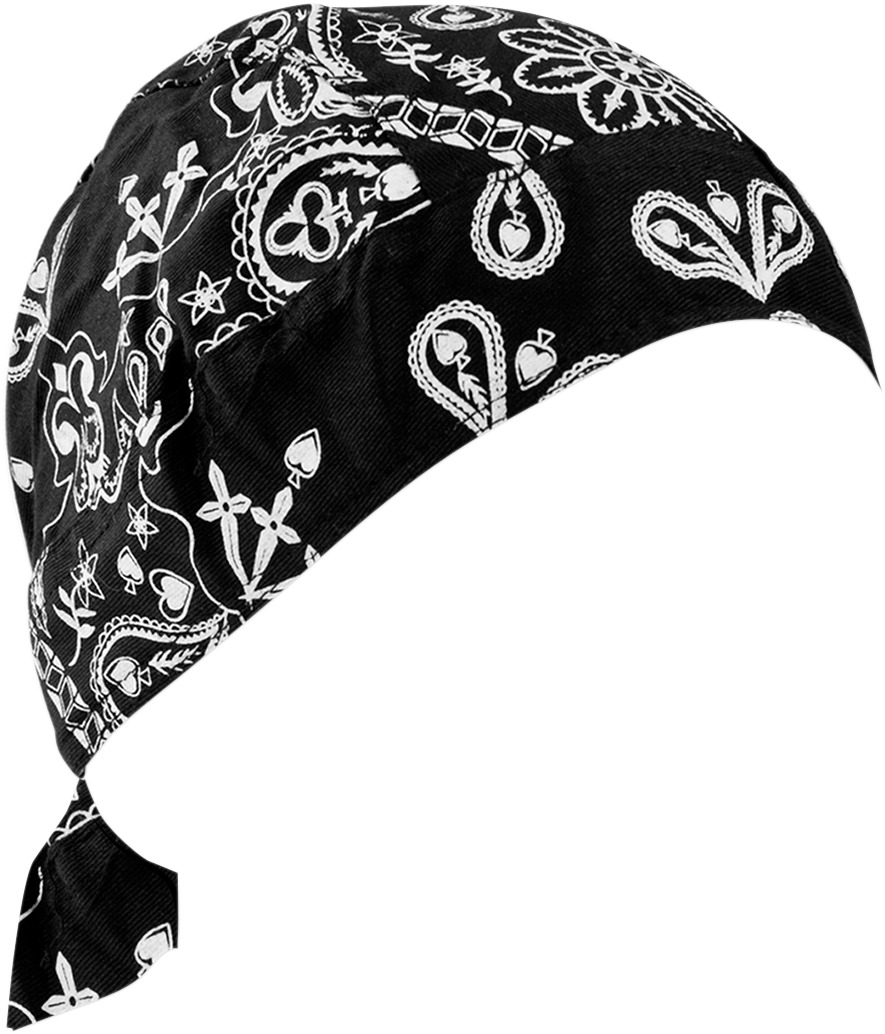 Road Hog Flydanna Headwraps - Road Hog Blk Paisley - Click Image to Close