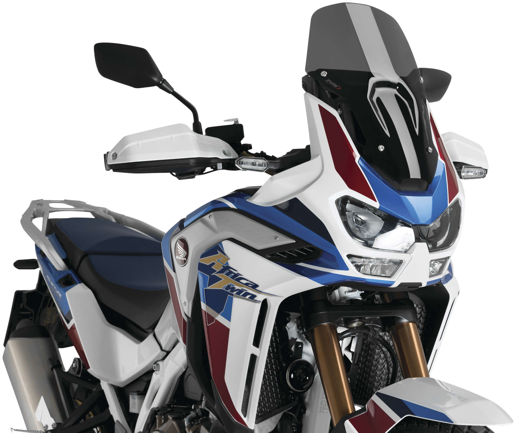 Dark Smoke Sport Windscreen - For 20-23 Honda Africa Twin Adventure Sports - Click Image to Close