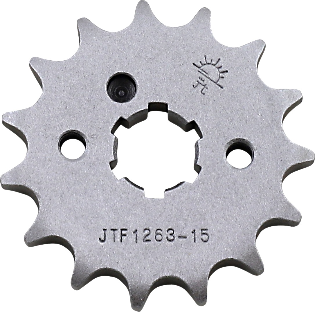 Steel Front Countershaft Sprocket - 15 Teeth 428 Pitch - Click Image to Close