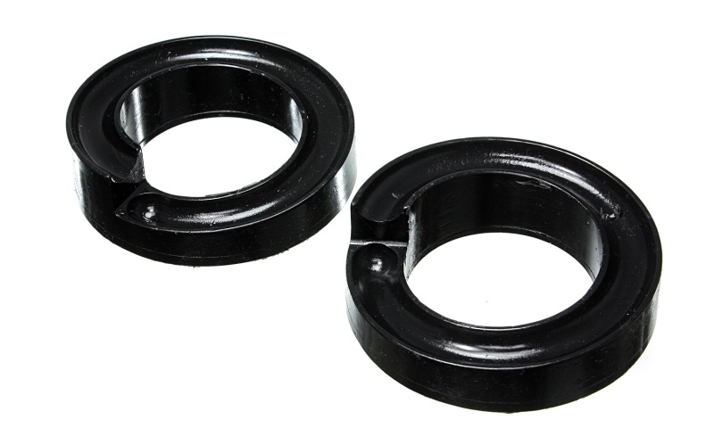 2005-07 Ford F-250/F-350 SD 2/4WD Front Coil Spring Isolator Set - Black - Click Image to Close