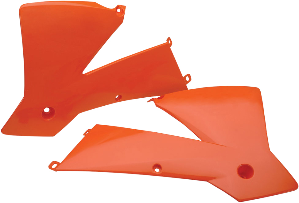 Radiator Shrouds - Orange - Click Image to Close