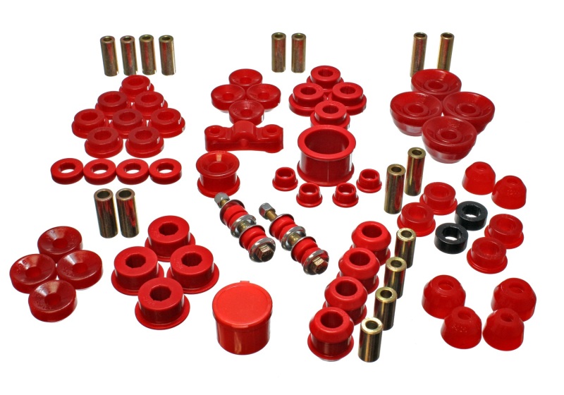 90-93 Acura Integra Red Hyper-Flex Master Bushing Set - Click Image to Close