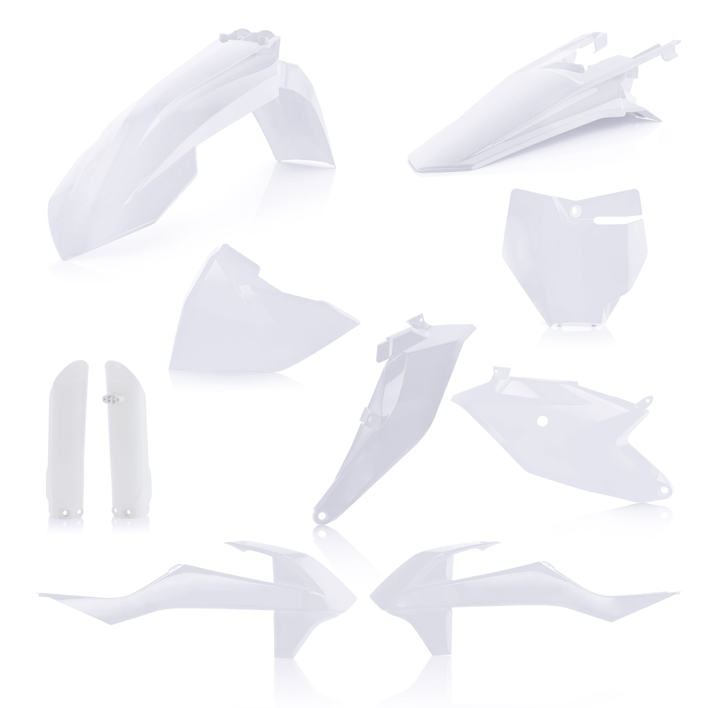 Full Plastic Kit - White - For 18-23 KTM 85 SX 17/14 - Click Image to Close