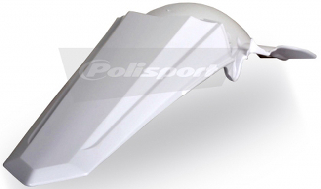 Rear Fender - White - For 10-13 Yamaha YZ250F - Click Image to Close