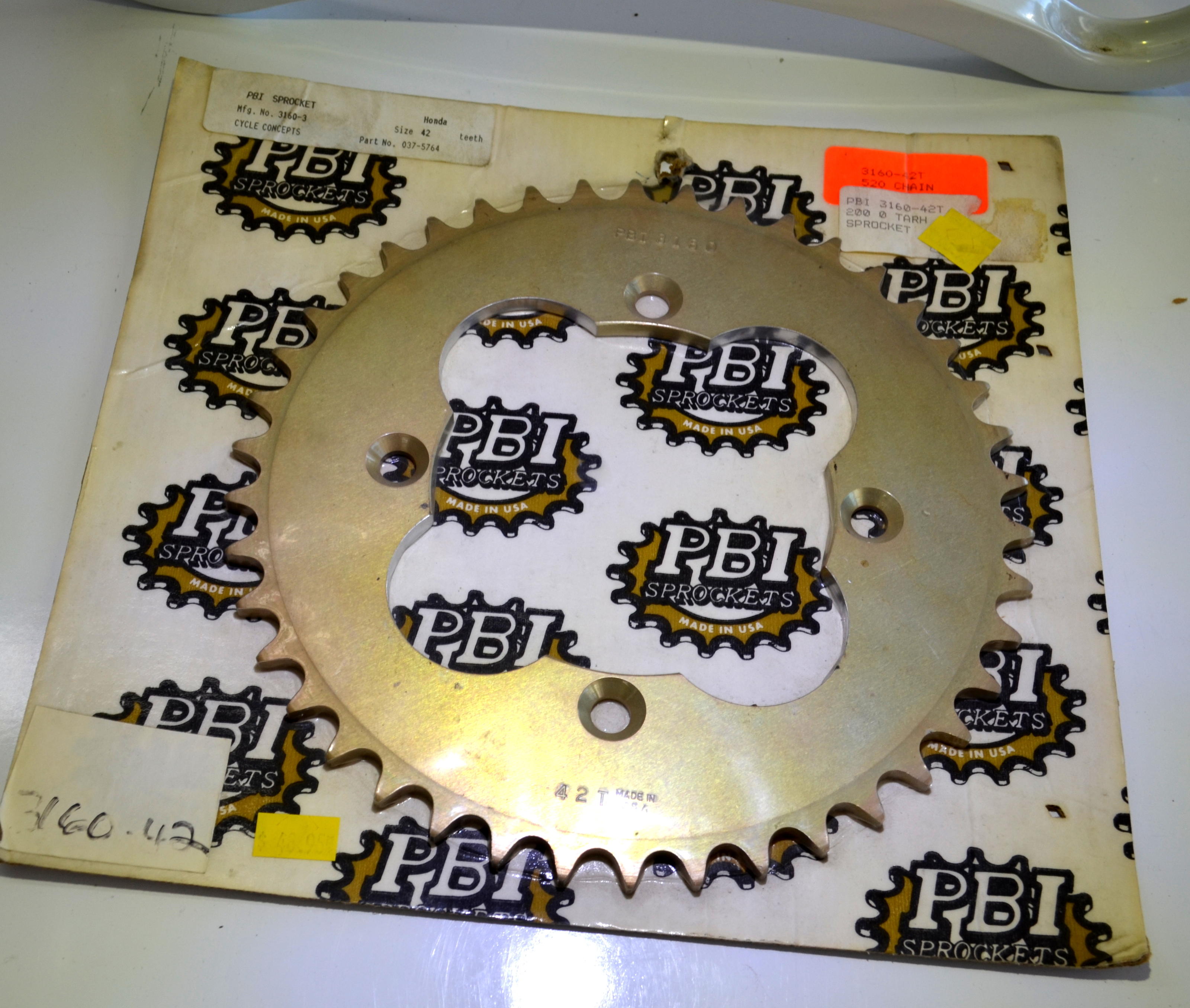 Rear Sprocket Aluminum 42t-520 - Click Image to Close