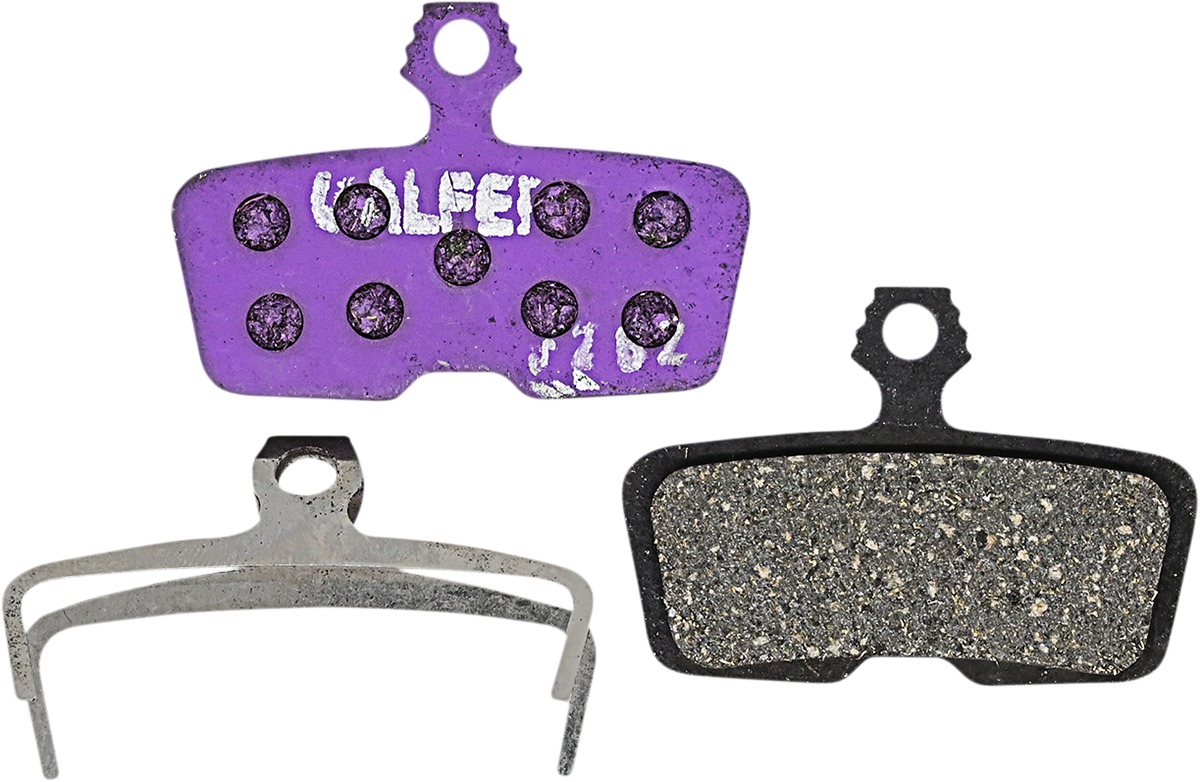 G1652 Series Brake Pads for E-Bike - Bfd455G1652 Purple Brake Pad - Click Image to Close