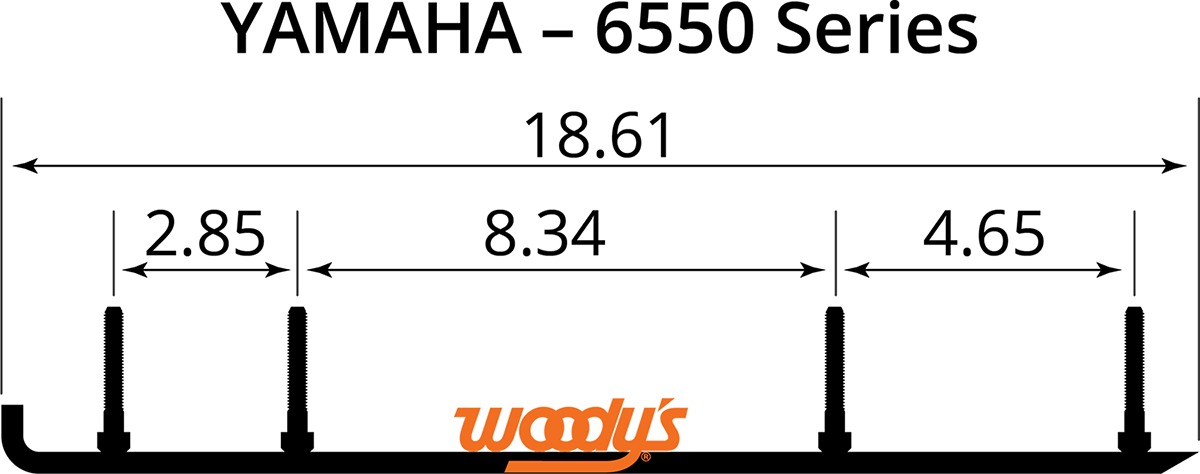 Flat-Top Runners - 4" Carbide Yamaha - Click Image to Close