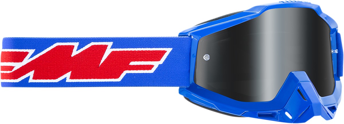 FMF PowerBomb Sand Rocket Goggles Blue Smoke Lens - Sand goggles with smoke lens - Click Image to Close