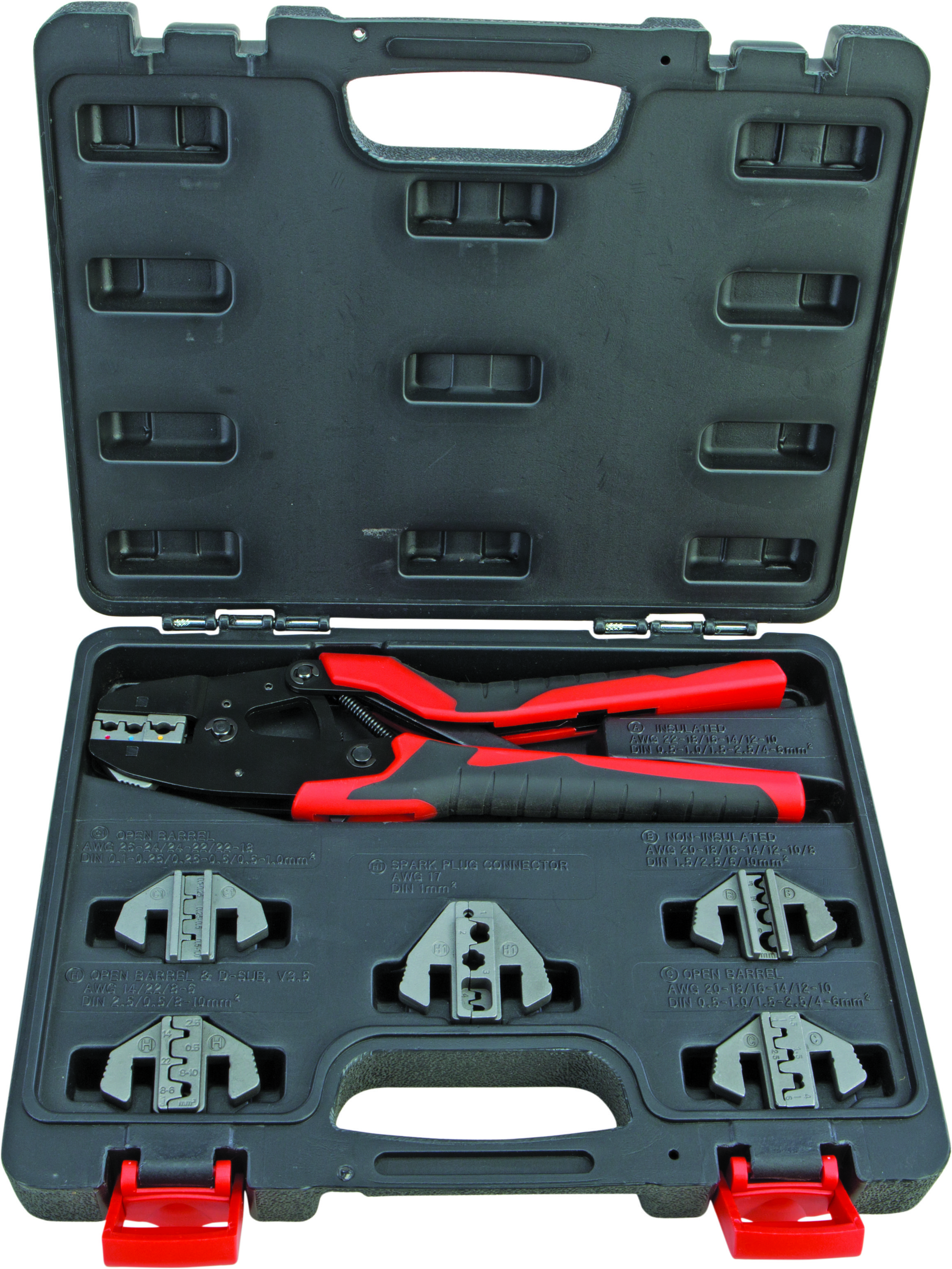 Ratcheting Terminal Crimper Set - Click Image to Close