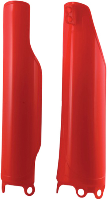 Lower Fork Cover Set - Red - For 04-07 CR125R/CR250R, 04-16 CRF450R, 04-17 CRF250R - Click Image to Close