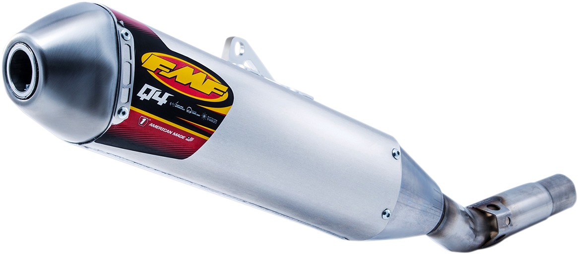 Q4 Hex Slip On Exhaust w/ Spark Arrestor - For 18-20 KLX250 - Click Image to Close