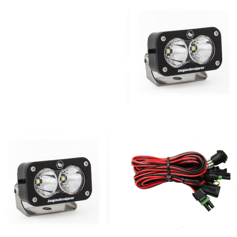 S2 Pro Series LED Light Pods Work/Scene Pattern - Pair - Click Image to Close