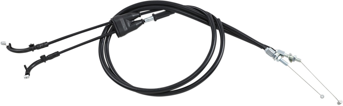 Throttle Cables - Blk Vinyl Pp Thrtl Cable Set - Click Image to Close