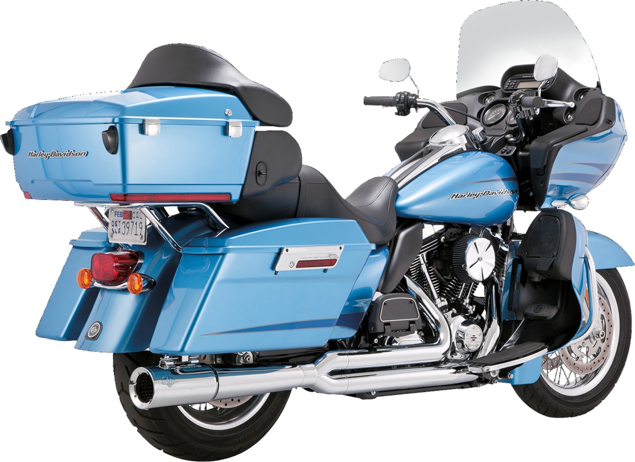 Vance & Hines HD Dresser 10-16 Pro Pipe Chrome PCX Full System Exhaust - Click Image to Close