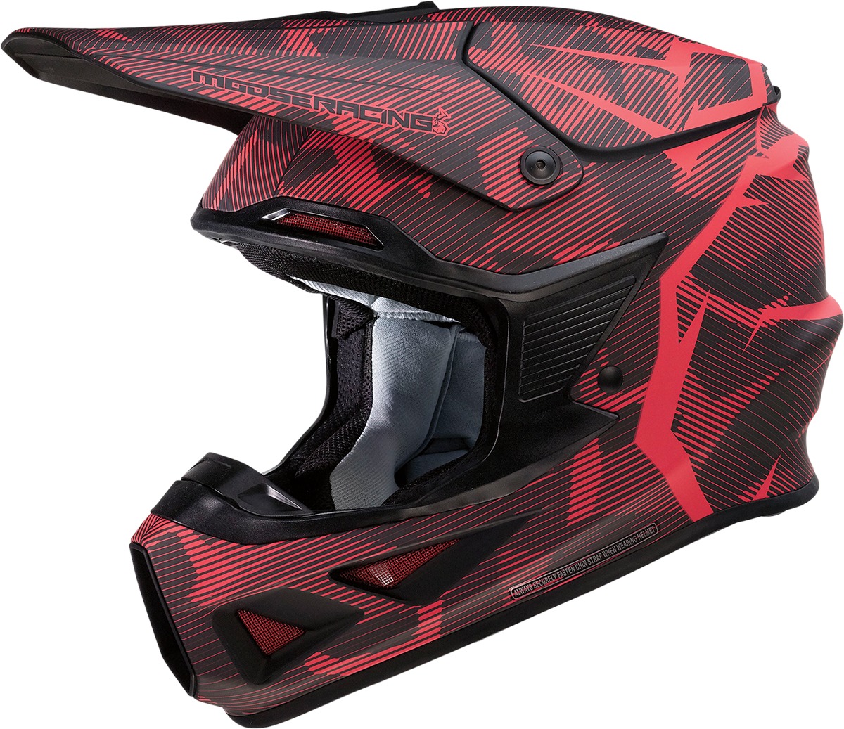 F.I. Agroid Camo Red Black MIPS Helmet SM - Click Image to Close