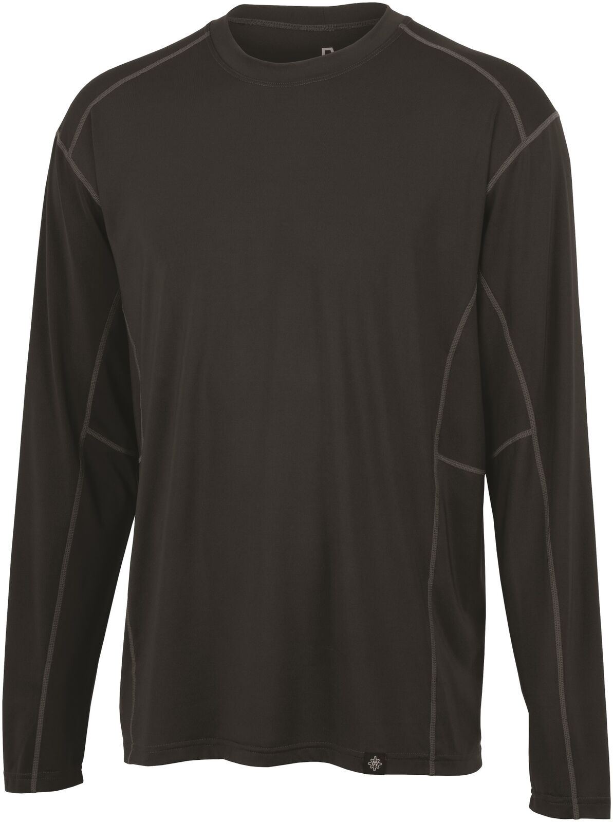 FIRSTGEAR Base Layer Shirt Lightweight Long-Sleeve Dark Grey - Medium - Click Image to Close