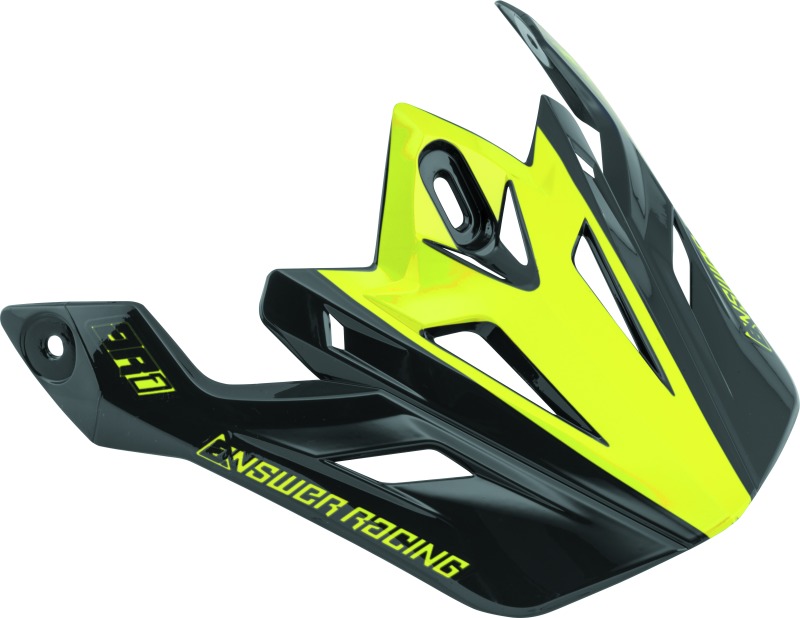 Answer AR1 Edge Visor - Black/Hyper Acid - Click Image to Close