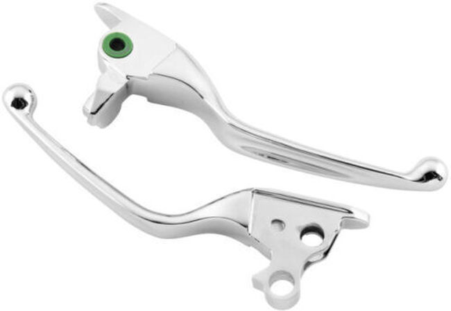 Chrome Bikers Choice Lever Set For Softail - Click Image to Close