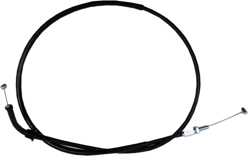 Black Vinyl Throttle Cable - Honda CB VT - Click Image to Close