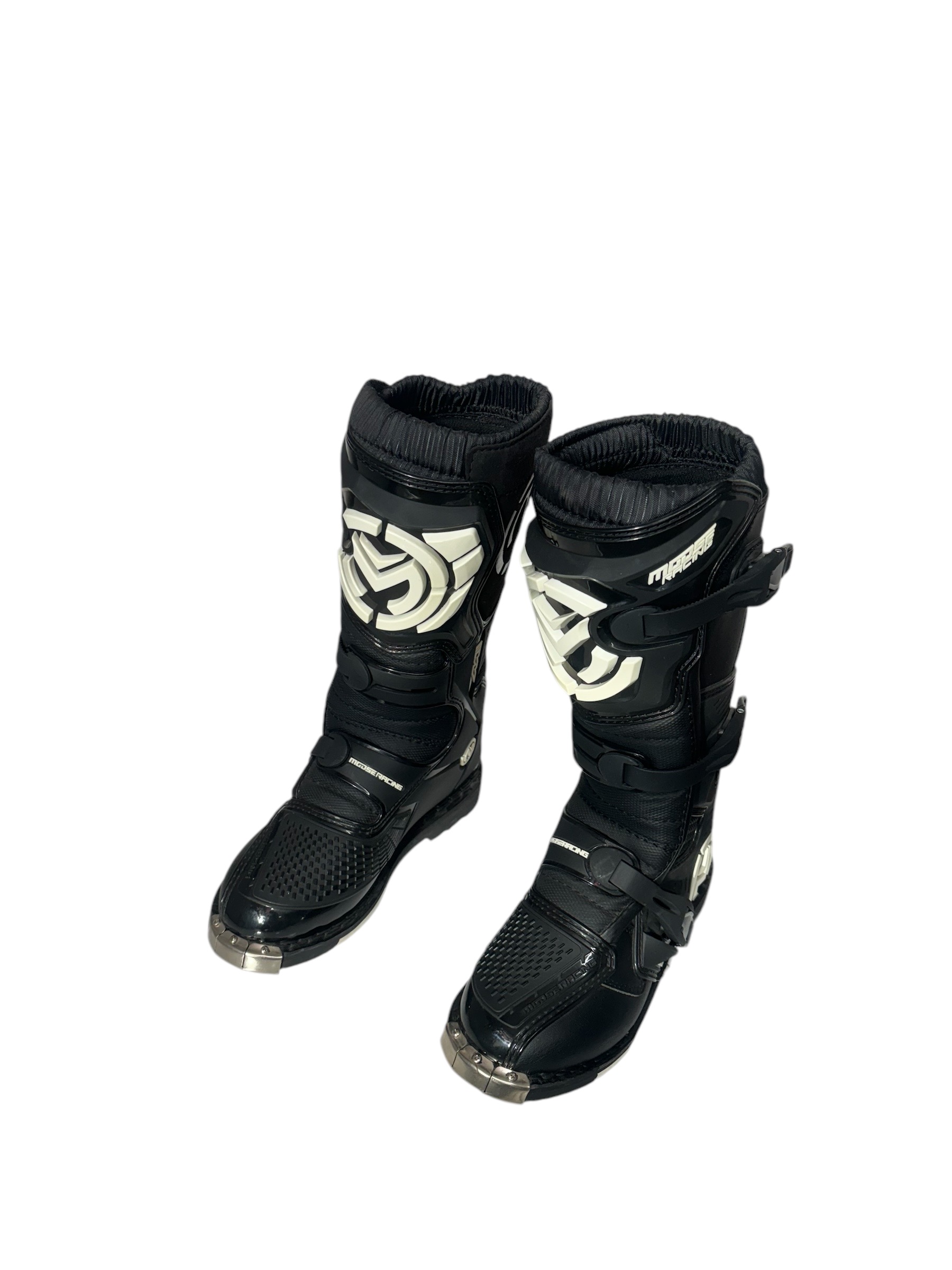 M1.3 Dirt Bike Boots - White MX Sole Size 7 - Open Box, Display - Click Image to Close