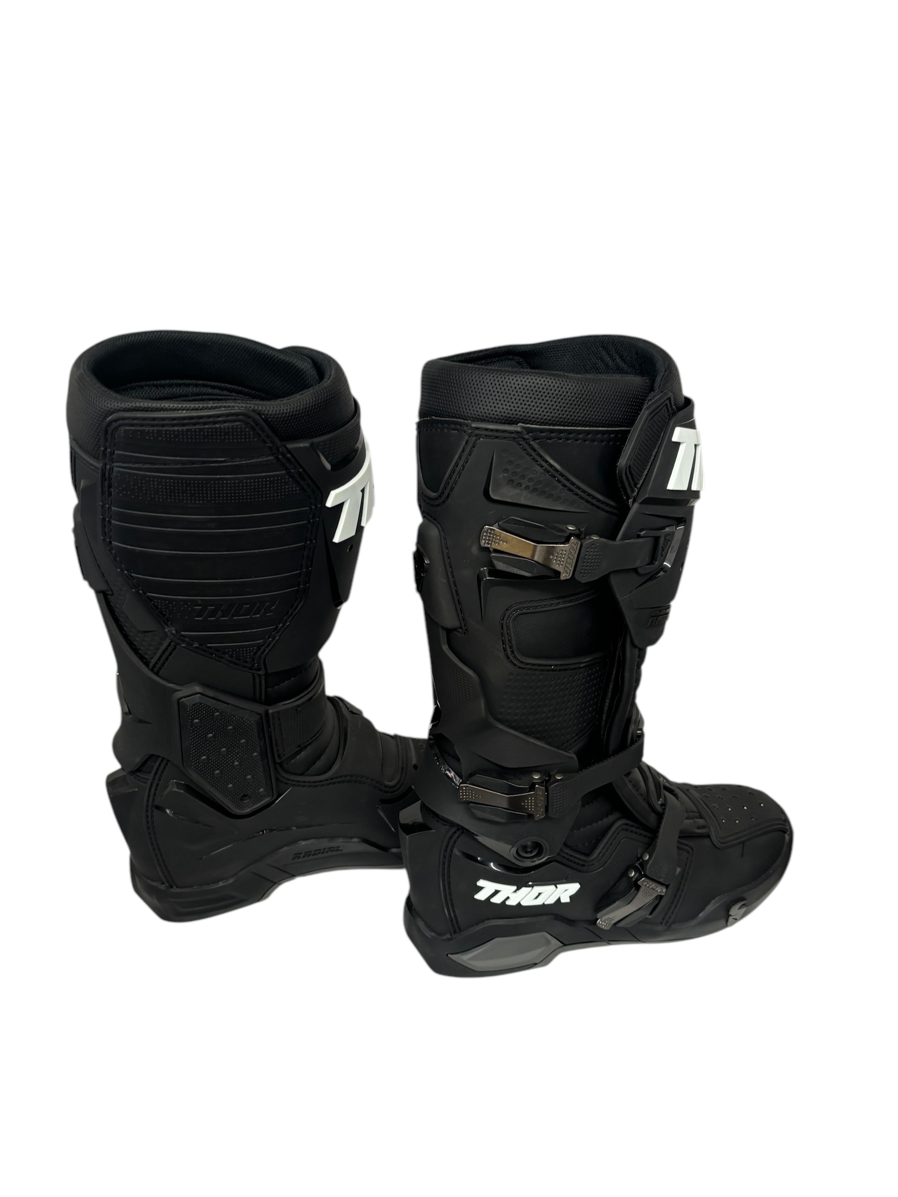 Radial Dirt Bike Boots - Black Men's Size 8 - New Open Box, No box - Click Image to Close