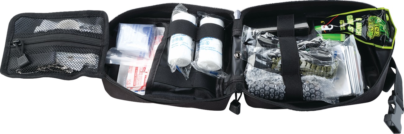 Individual First Aid Med Kit W/ MOLLE Attachment System - Great for home, auto, or offroad vehicle use - Click Image to Close