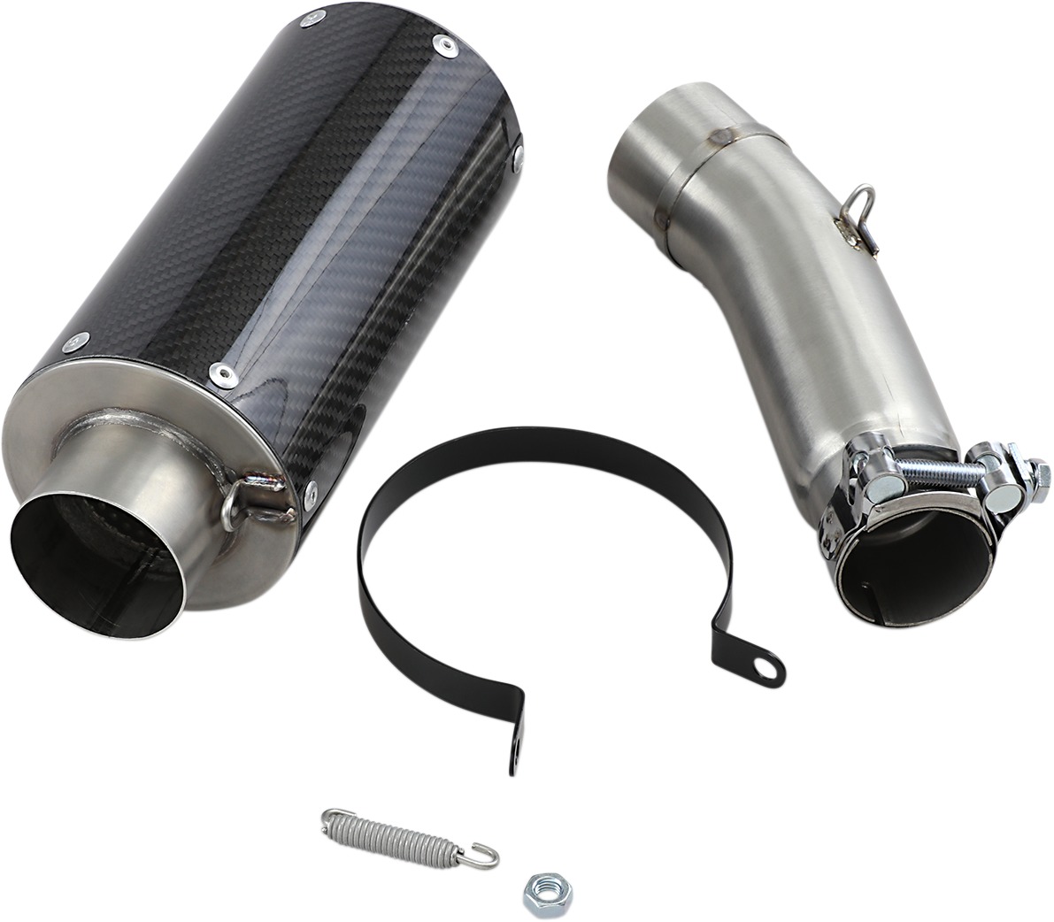 MGP 2 Growler Carbon Fiber Slip On Exhaust - For 08-10 Suzuki GSXR600 & GSXR750 - Click Image to Close