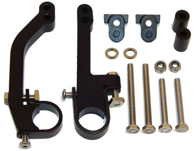 Star Series Handguard Mounting Kit - For Snowmobile Bars - Click Image to Close