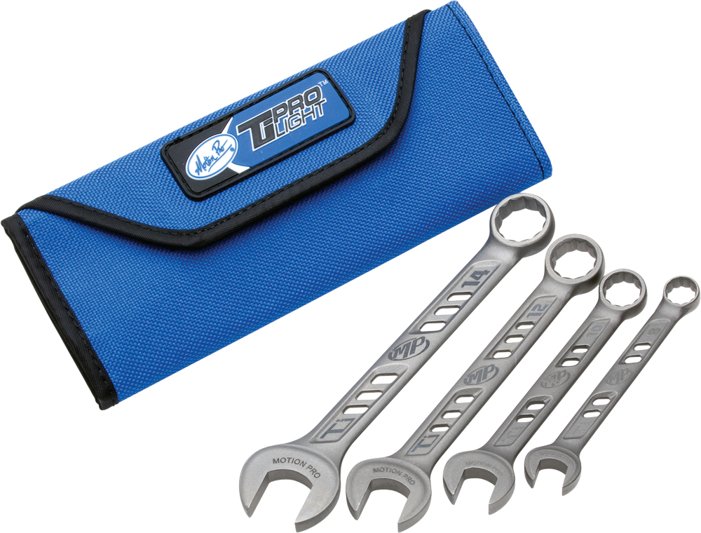 Ti Prolight Titanium Wrenches 8mm, 10mm, 12mm, 14mm Set - Click Image to Close