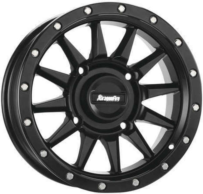 Echo Wheel 15X7 4/137 5+2 +10 Machined Black - Click Image to Close