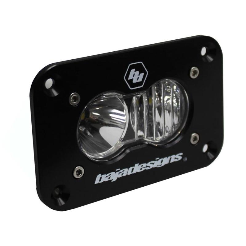 S2 Sport Flush Mount Driving Combo Pattern LED Work Light - Clear - Click Image to Close