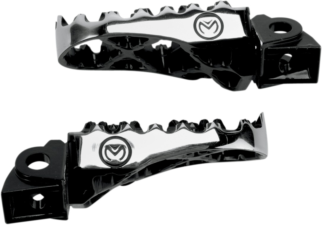 1/2" Rear Offset Hybrid Footpegs - For 98-20 Kawasaki KX100 KX65 KX80 KX85 - Click Image to Close