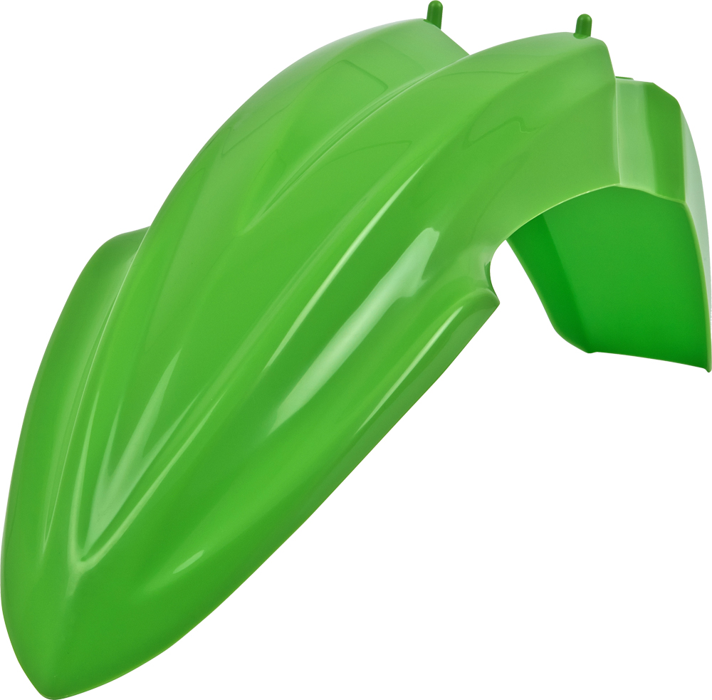 Front Fender - Green - For 14-21 Kawasaki KX85 KX100 - Click Image to Close