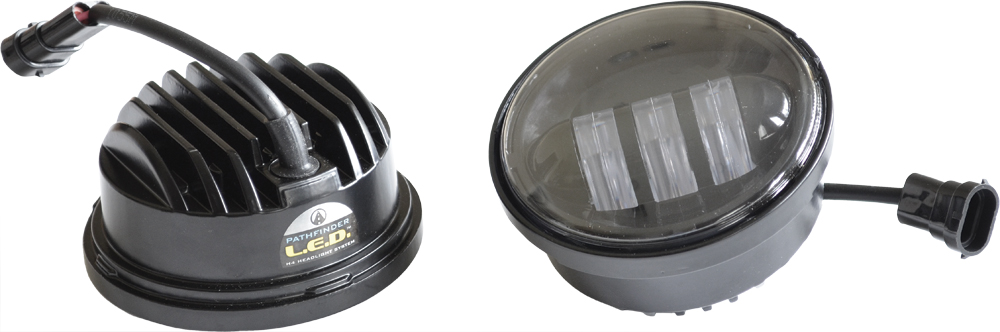 4.5" LED Passing Lamps Black High Definition - Click Image to Close