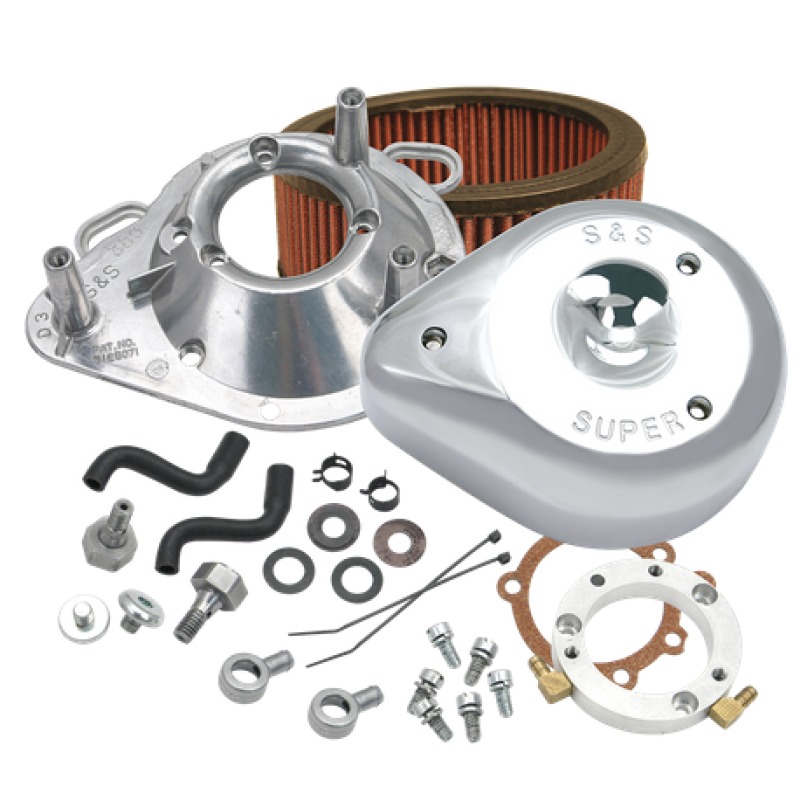 01-17 Stock EFI BT Models Teardrop Air Cleaner Kit - Click Image to Close